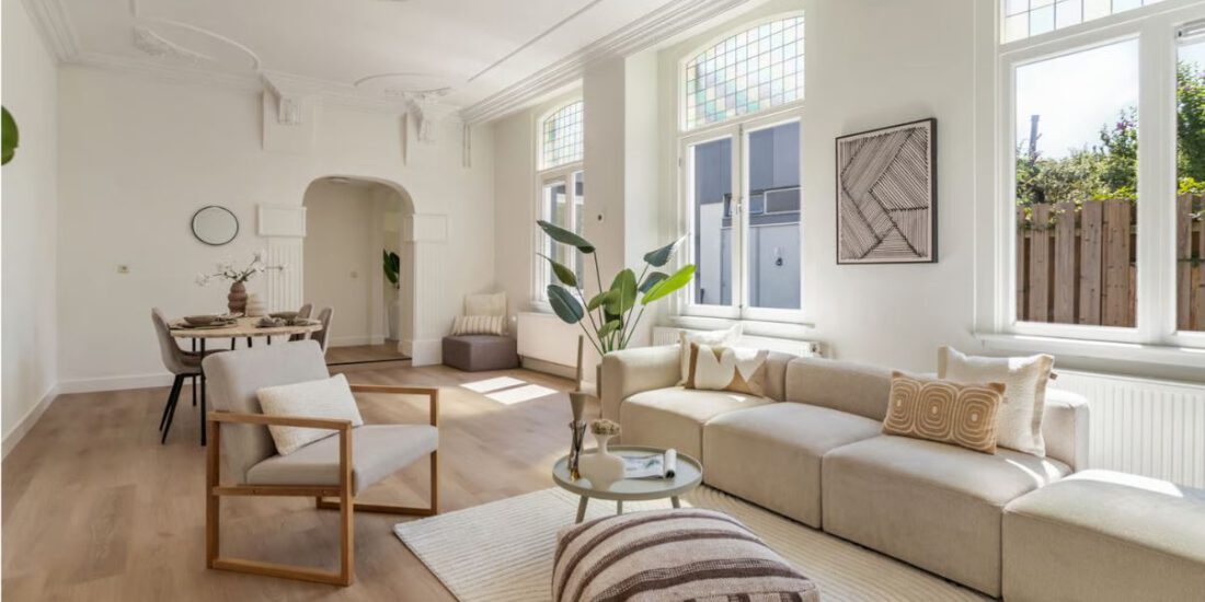Verkoopstyling Woning Wittevrouwen woonkamer