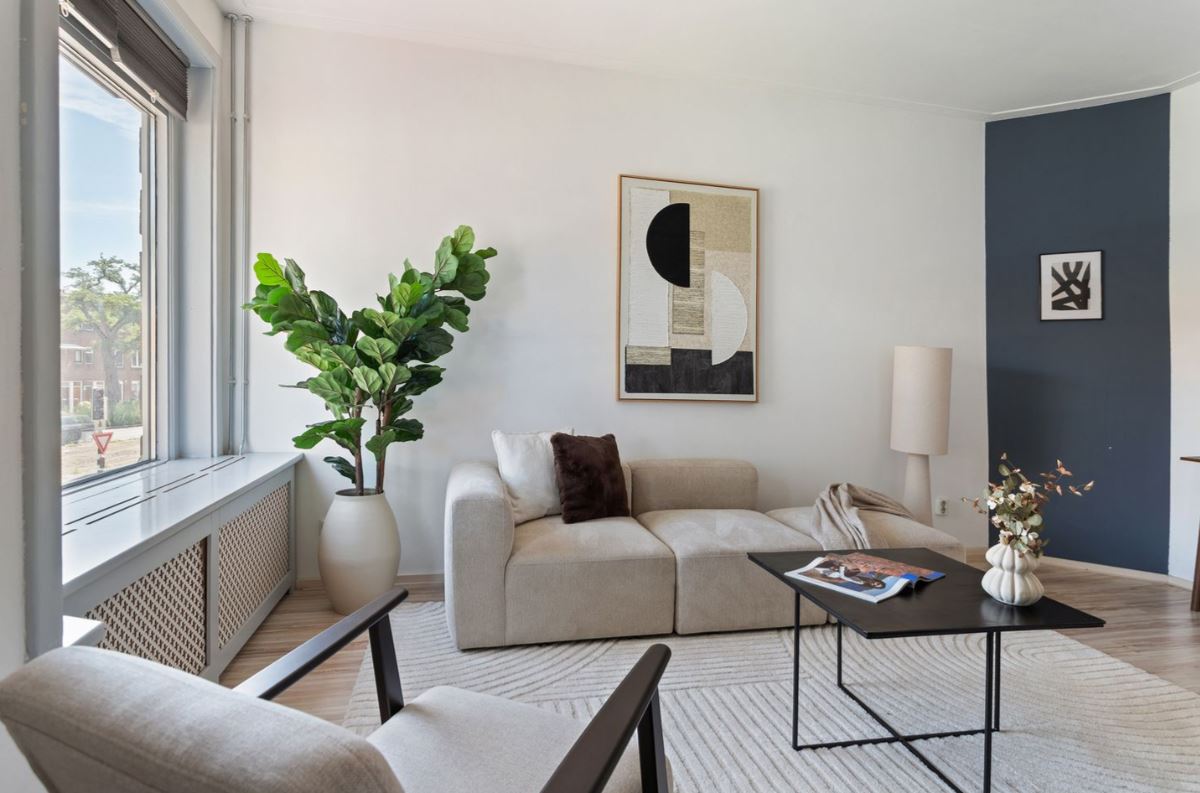 Verkoopstyling rivierenbuurt woonkamer