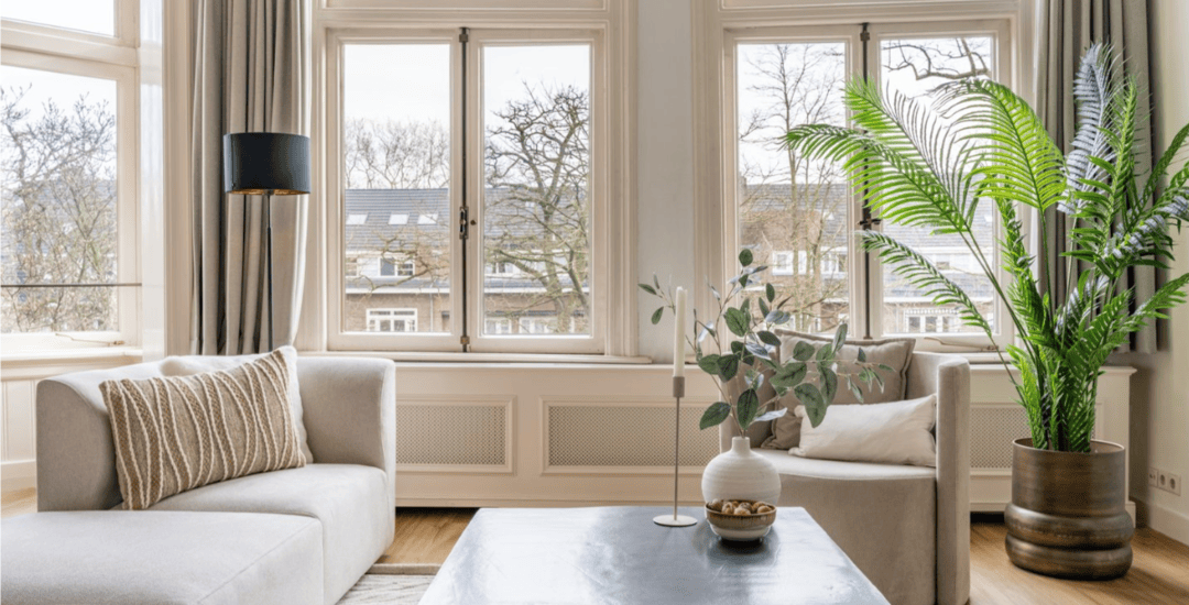 Wilhelminapark verkoopstyling woonkamer